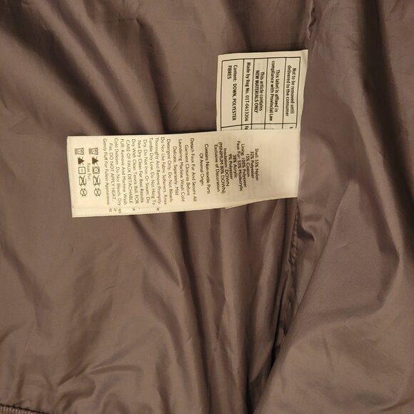 Eddie Bauer Women's Sun Valley Hooded Down Parka Dark Plum - 1X - Picture 14 of 15